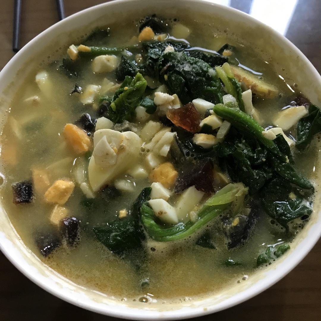 上汤菠菜，皮蛋咸鸭蛋还可以这样吃？