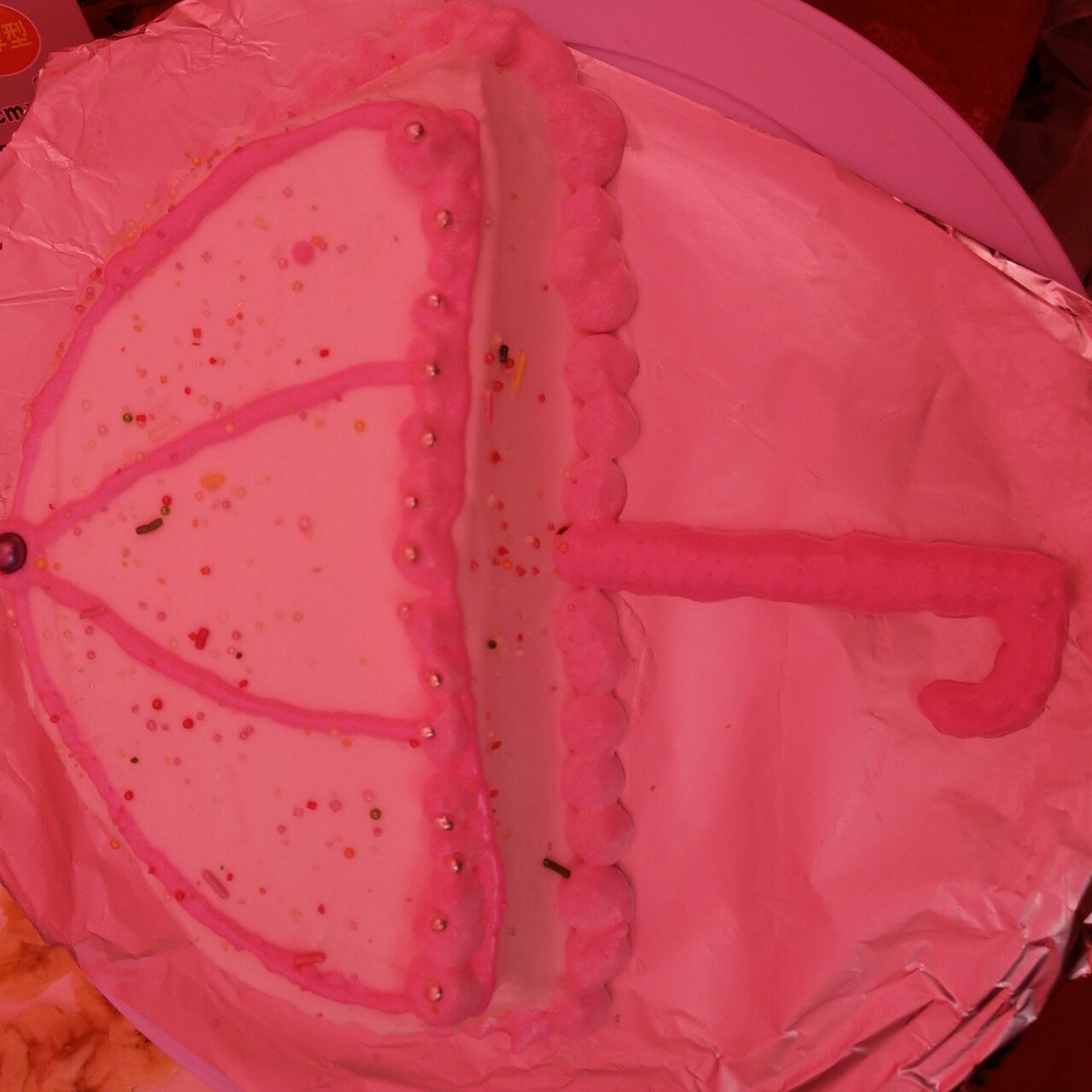 雨伞蛋糕