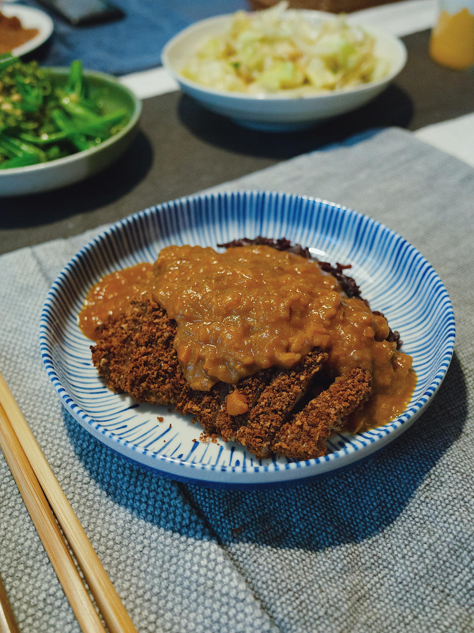 傍晚好好吃饭