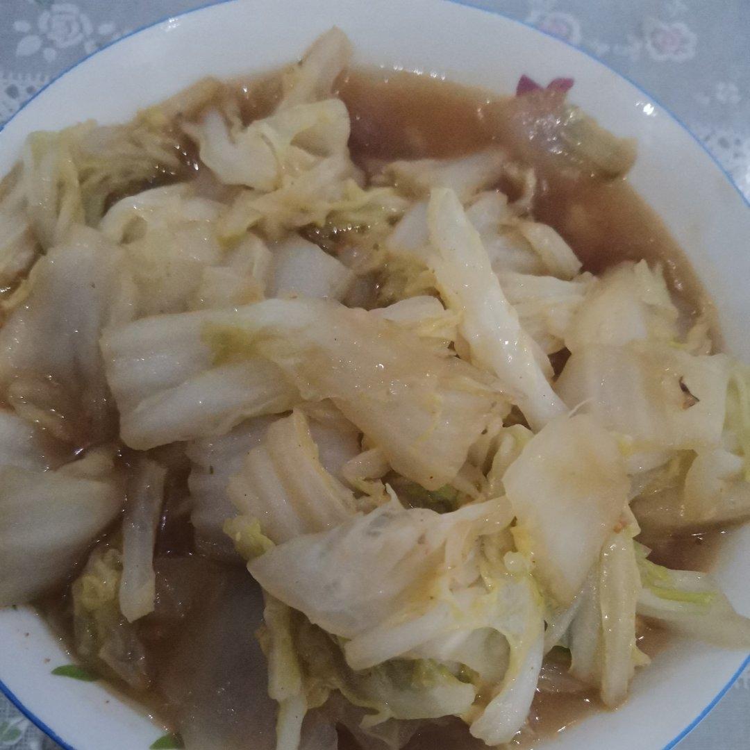 最容易的家常菜之——清炒大白菜