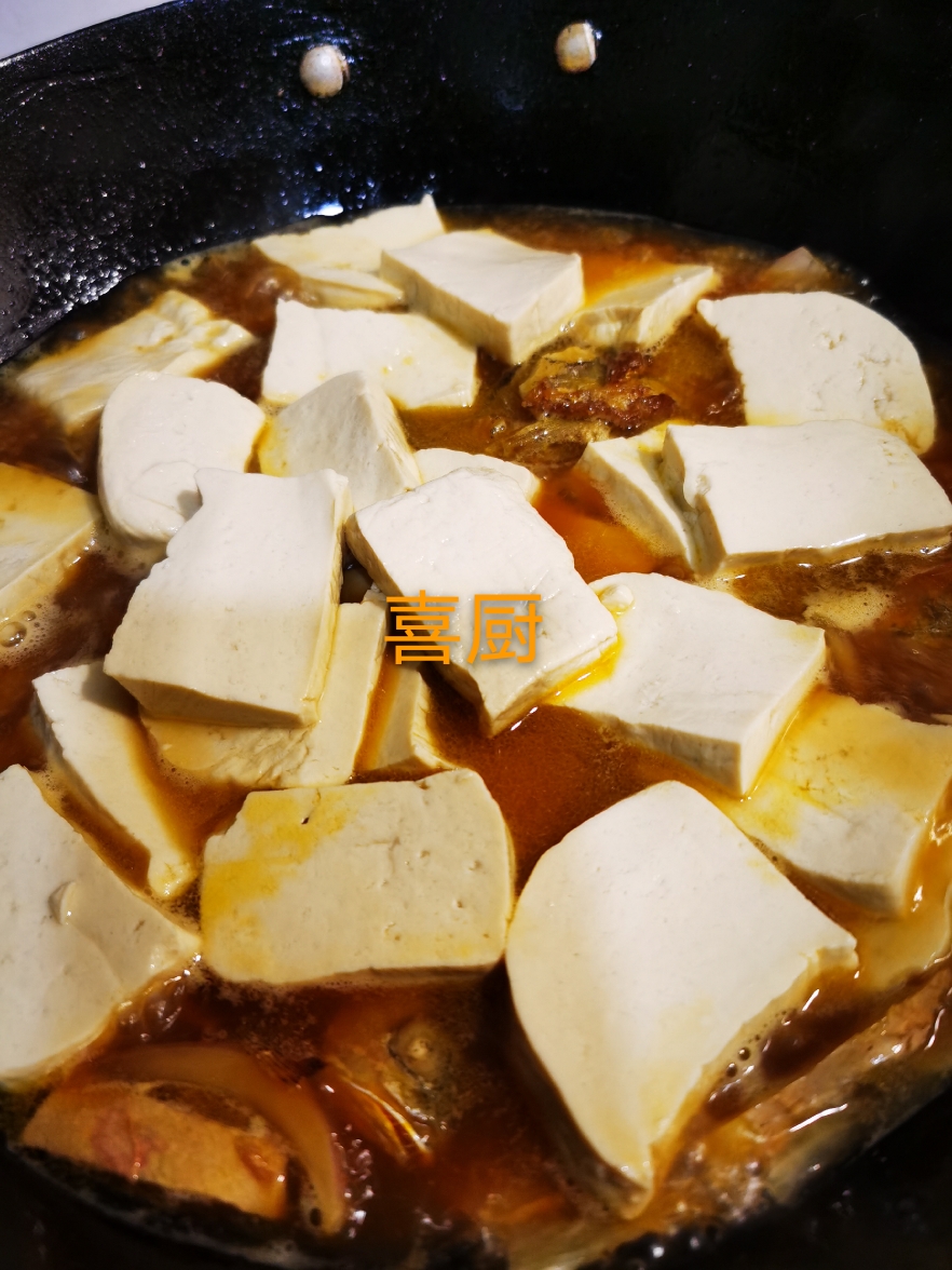 喜厨：小黄鱼烧豆腐的做法 步骤6