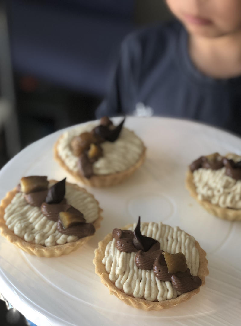 蕾伊诺尔Reii Nol-复合咖啡可可榛果风味的奶油栗子塔<熊谷裕子>