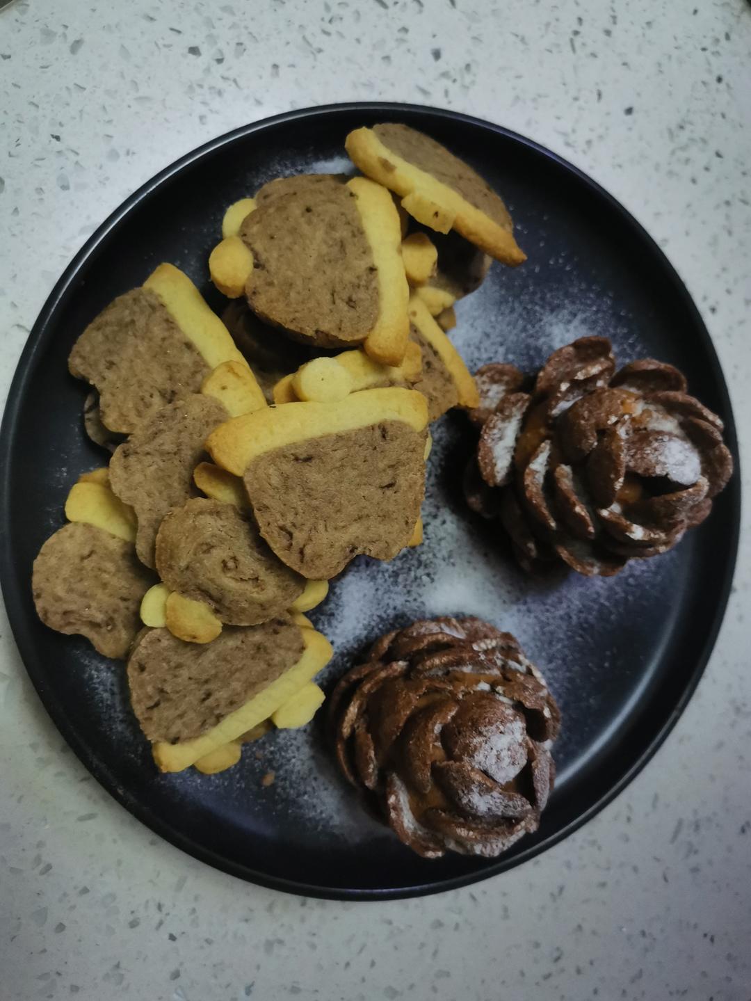 🎄无需模具|不用打发的圣诞帽曲奇饼干