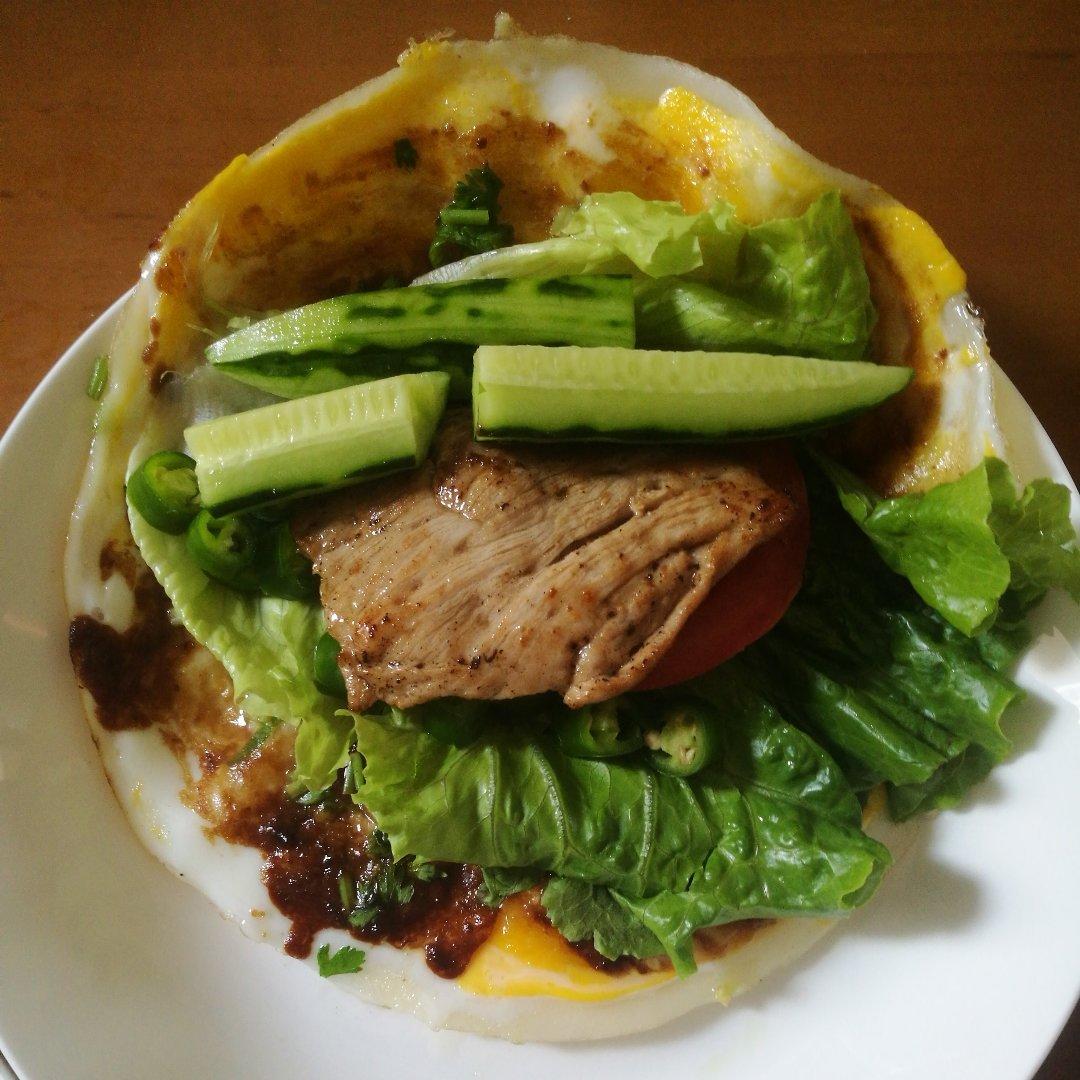 平底锅版煎饼果子