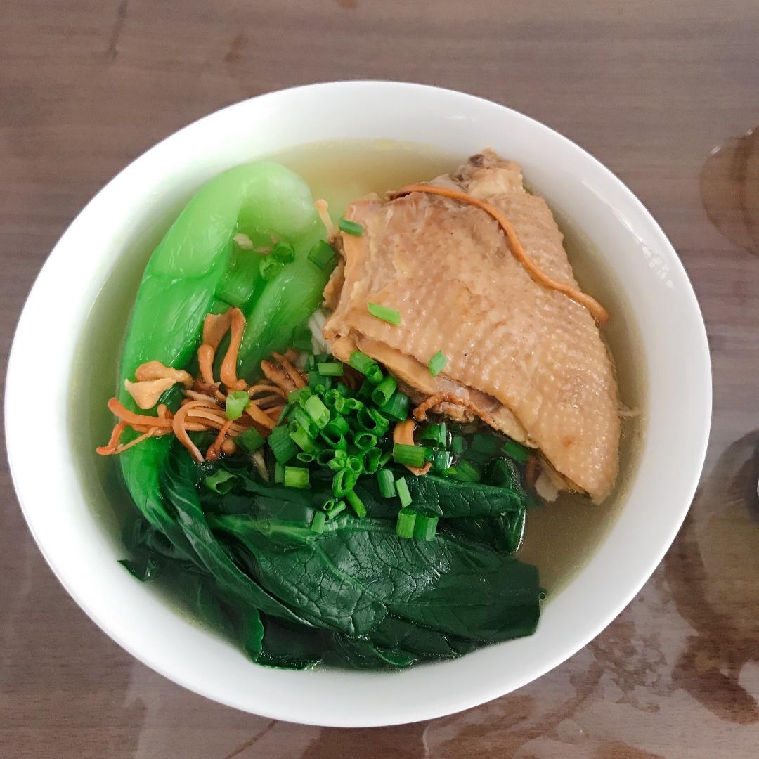 鸡汤面｜鲜嫩咸香鸡油 杭州百家鸡味馆版