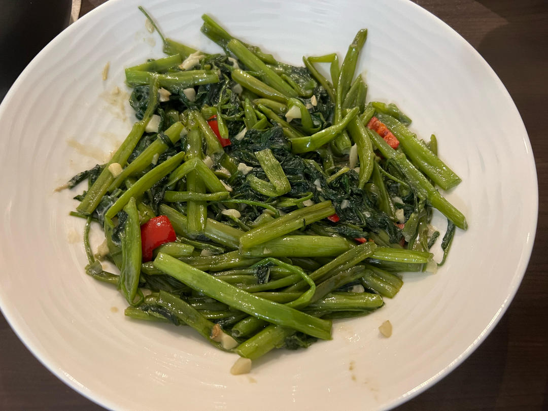 快手零失败！在家复刻酒楼白腐乳空心菜