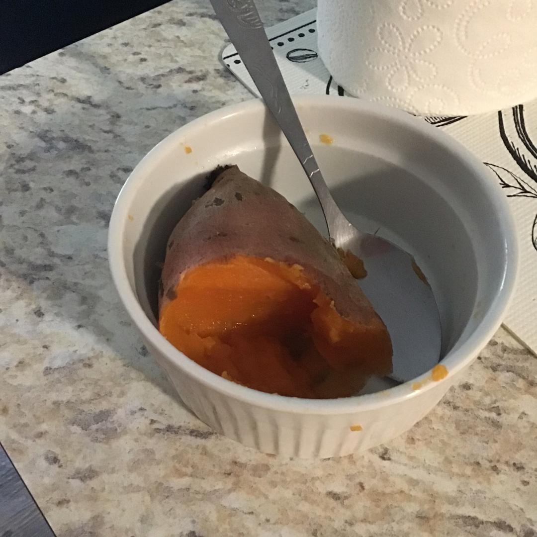 宿舍版 电饭锅烀红薯
