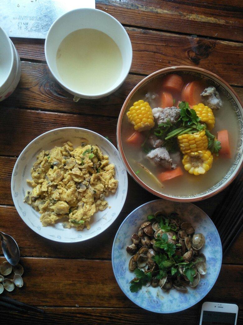 花蛤肉煎蛋