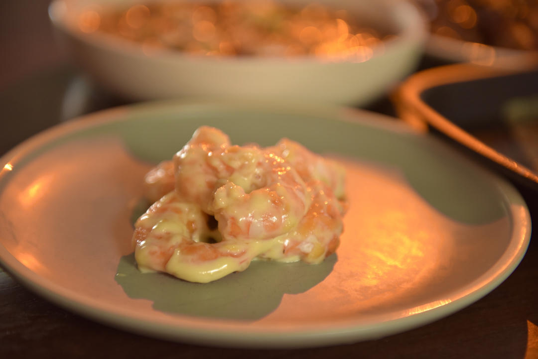 柏悦平替版芥末虾球