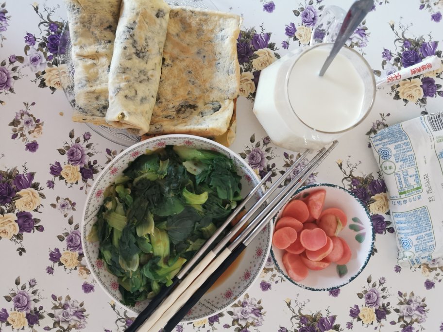早餐系列•紫菜蛋饼