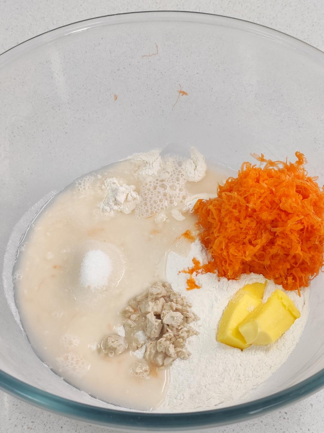 纯奶手撕吐司的做法 步骤1