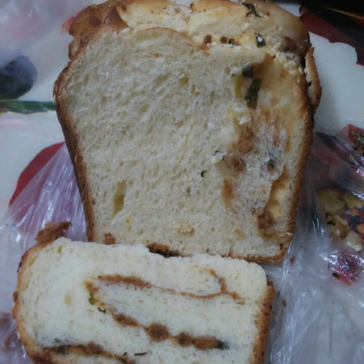 葱花肉松吐司-松下/panasonic面包机版