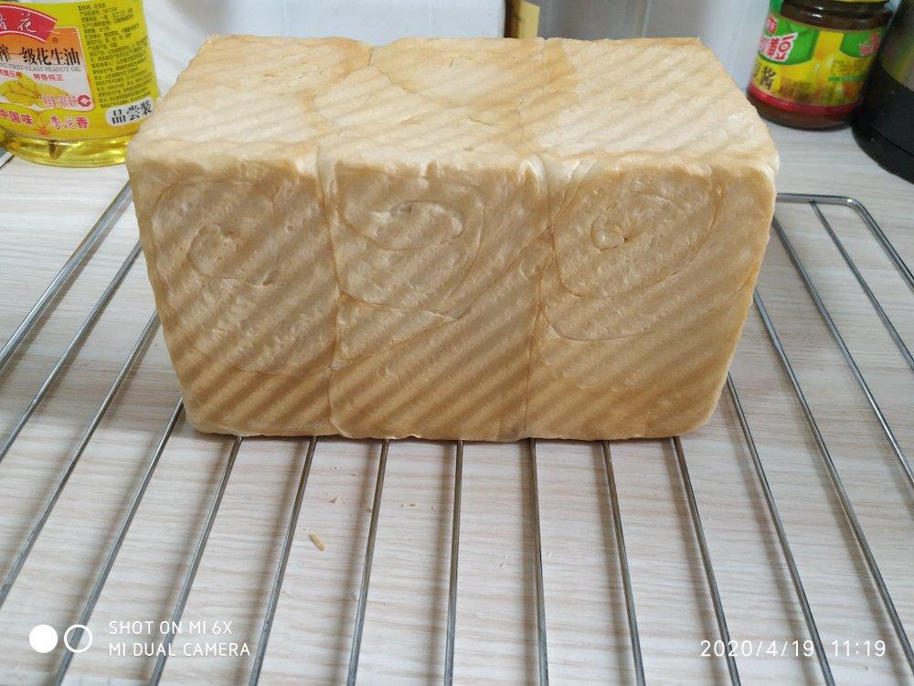 超软拉丝牛奶吐司🍞一次发酵