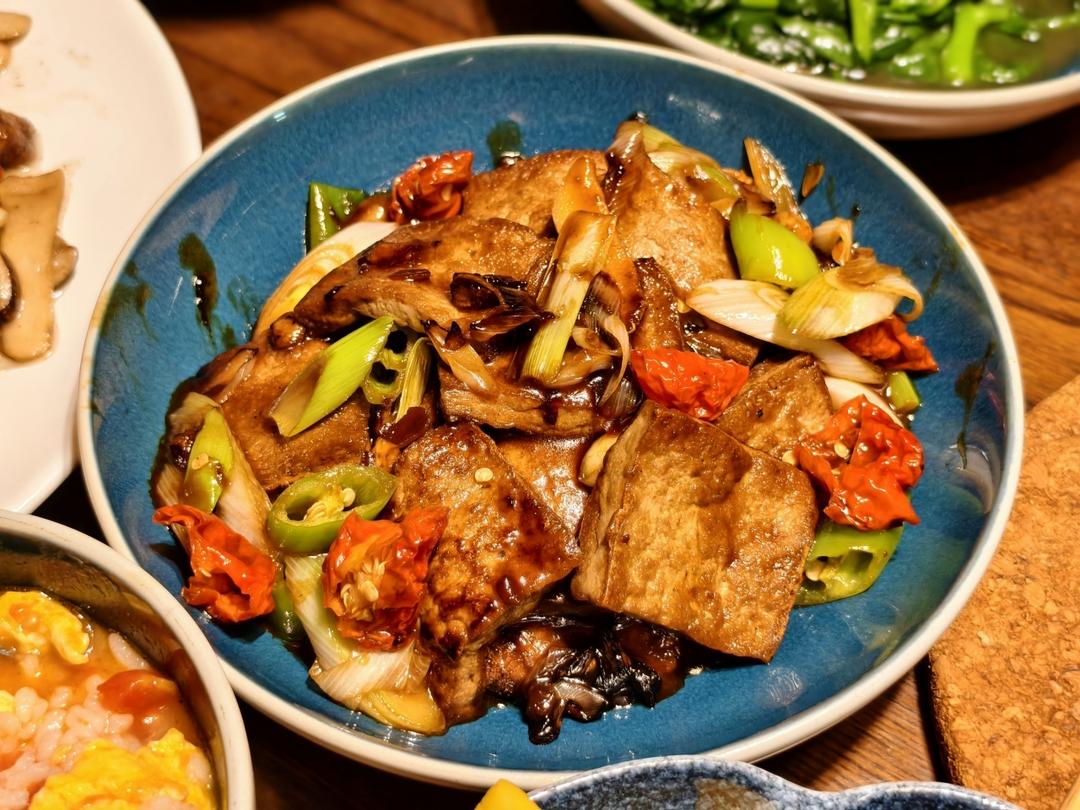 懒人版炒老豆腐