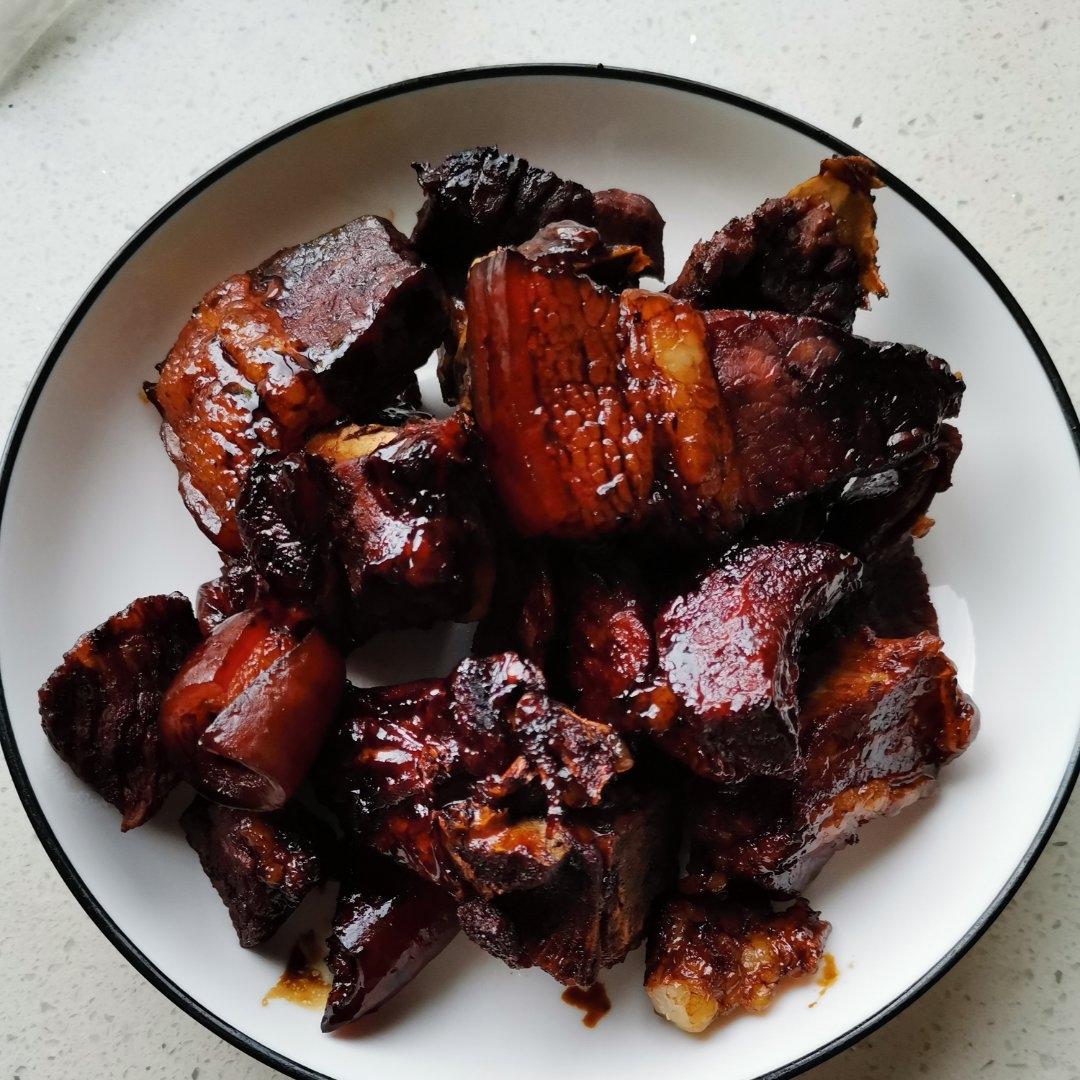 不硬不柴、果味红烧肉