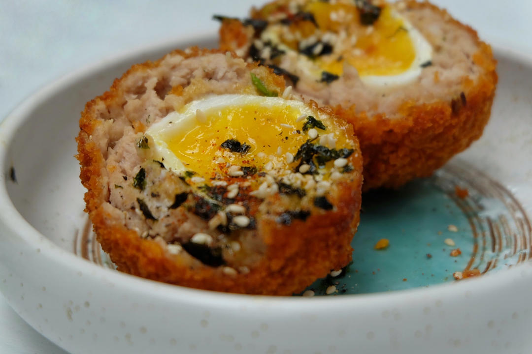 日本网红居酒屋的招牌菜品——苏格兰溏心蛋