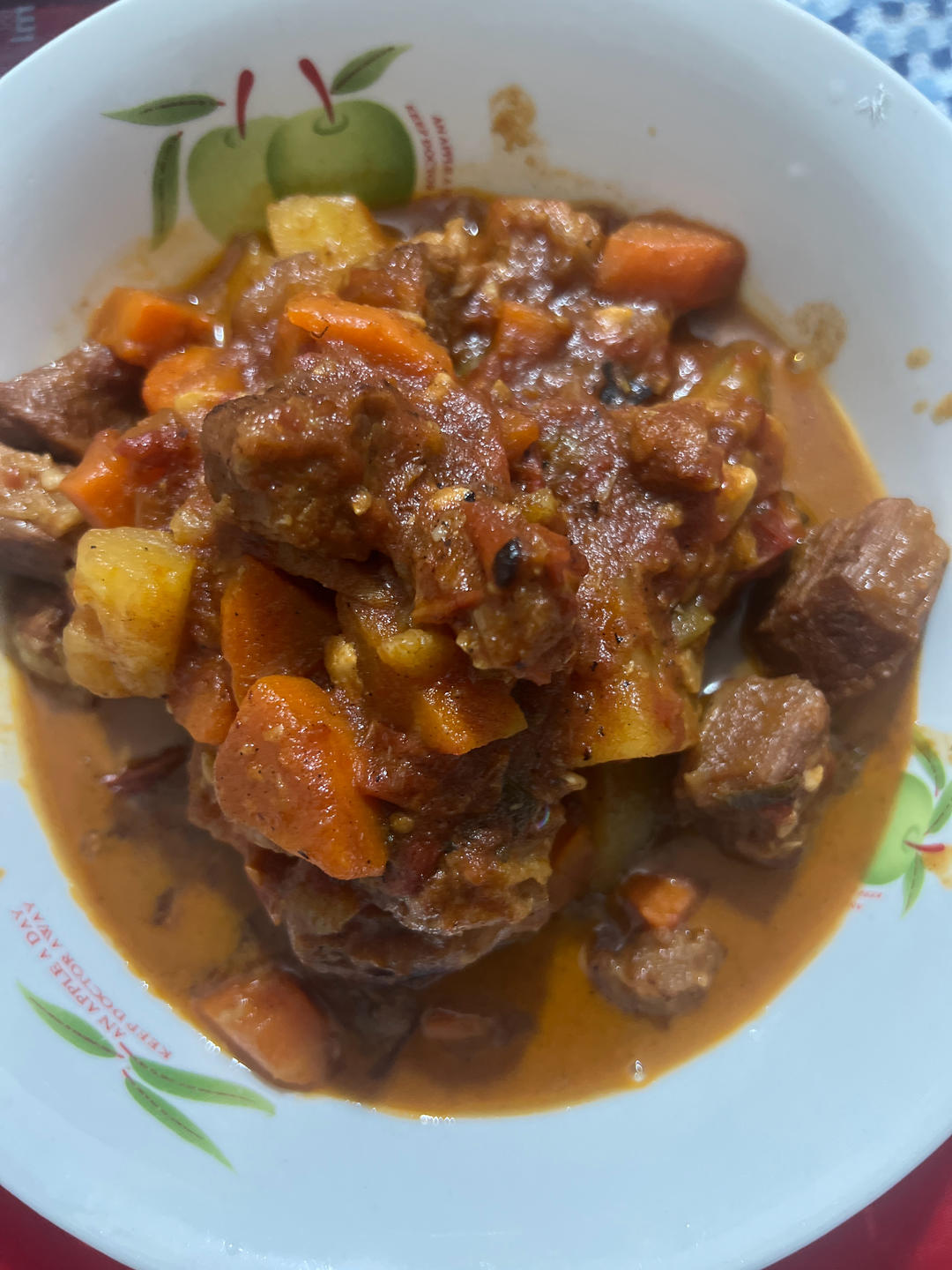 番茄土豆炖牛腩