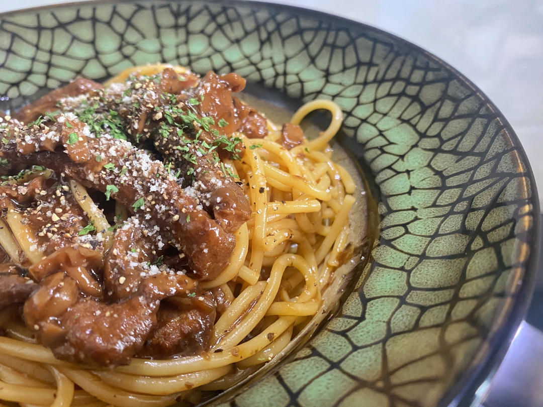 黑胡椒牛肉意大利面