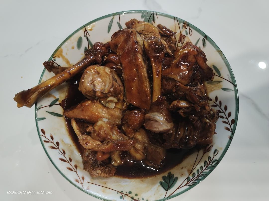 简单易做又好吃的豉油鸭（也叫三杯鸭)