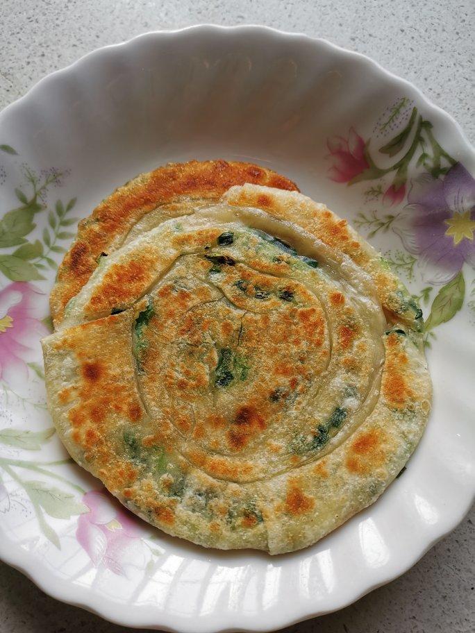 葱油饼（馄饨皮版）