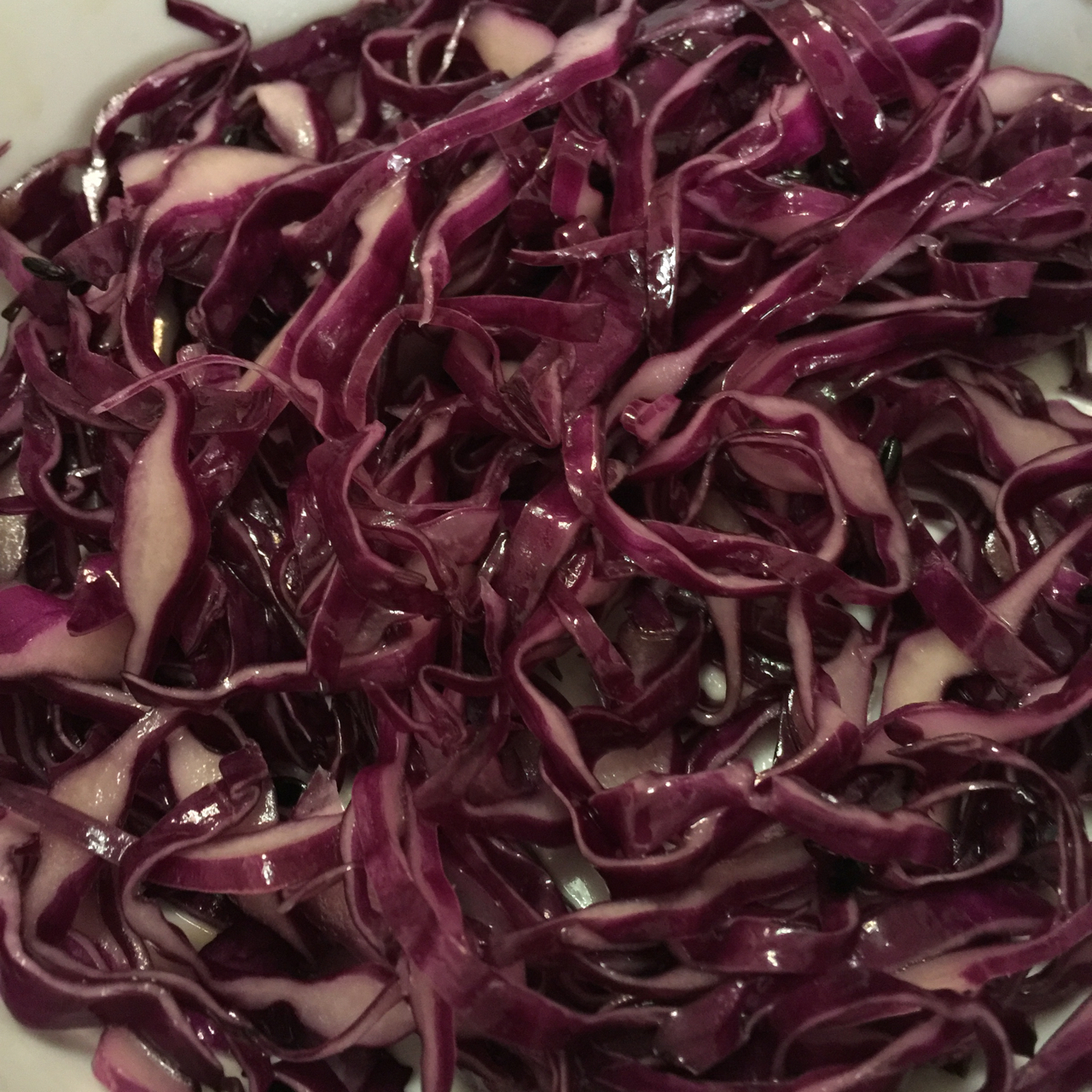 凉拌紫甘蓝