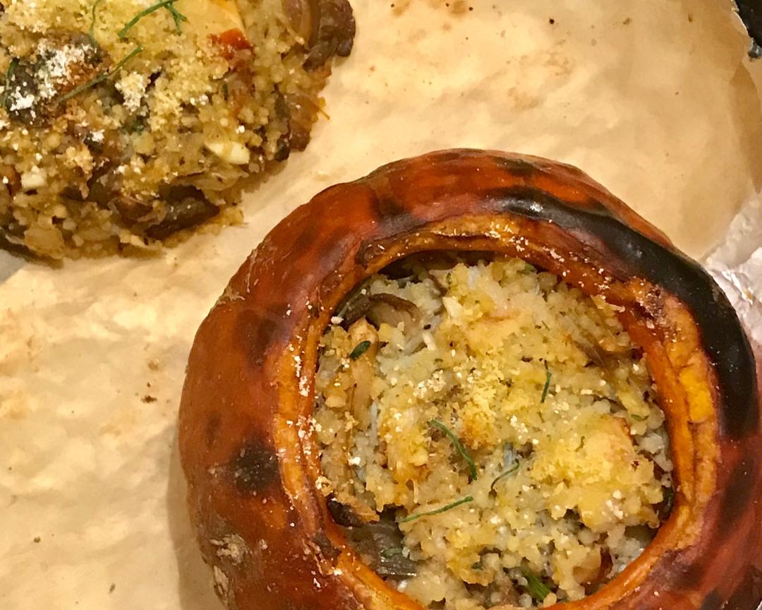 🎃 蟹肉南瓜焗饭