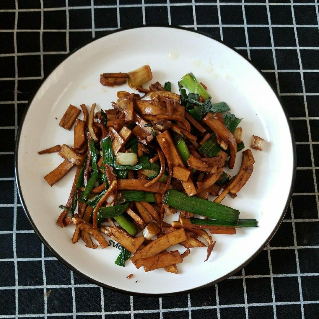 哇哈哈哈哈哈呀呀做的青蒜豆干炒肉丝