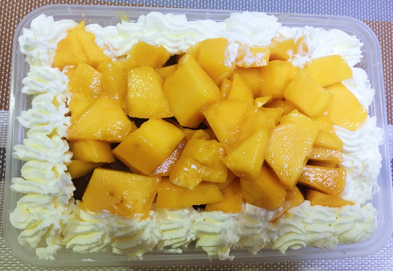 芒果千层蛋糕盒子