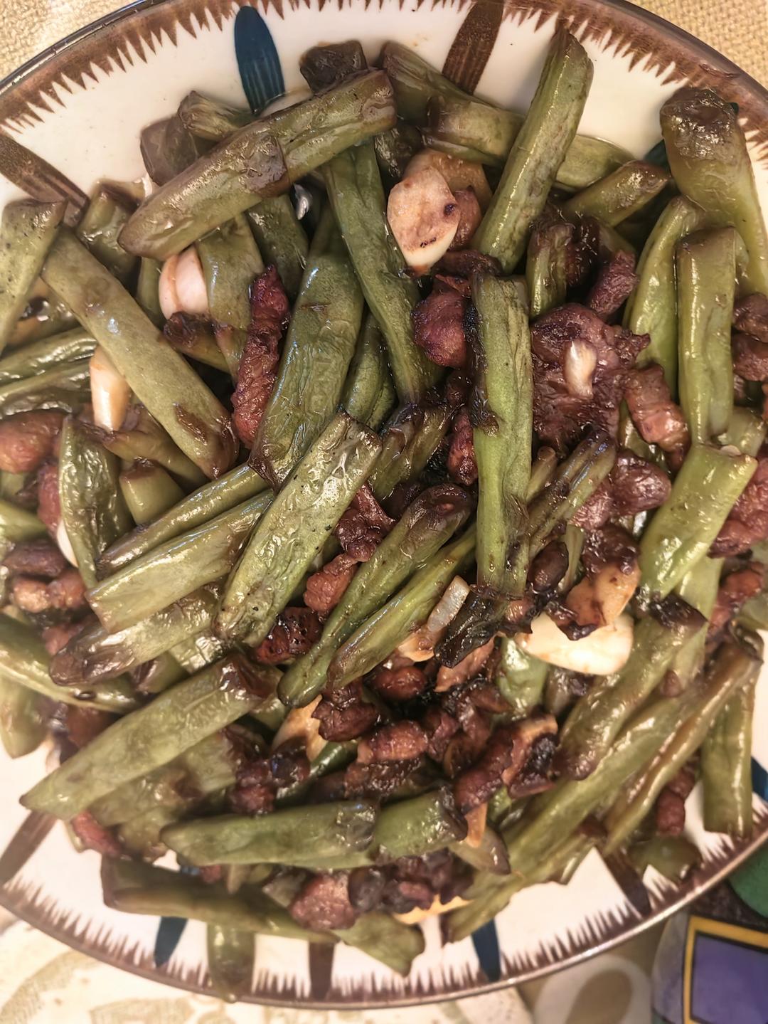 扁豆角炒肉