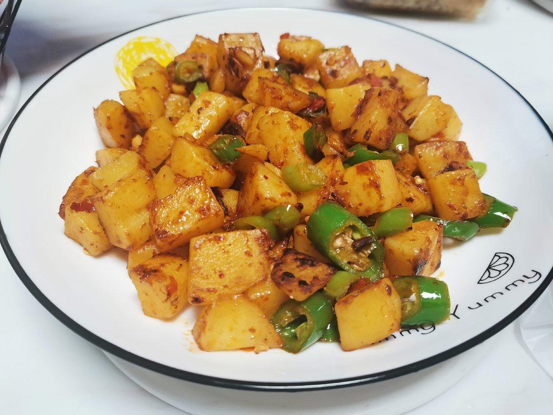香辣孜然土豆丁