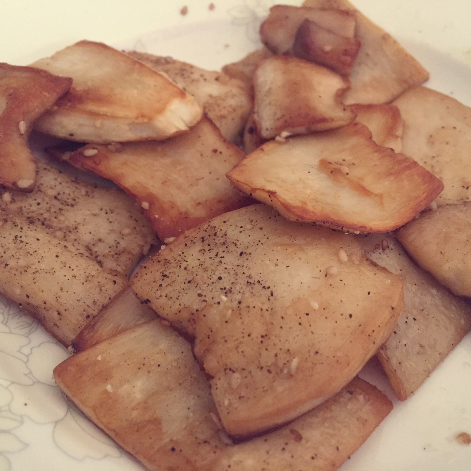 干煎杏鲍菇