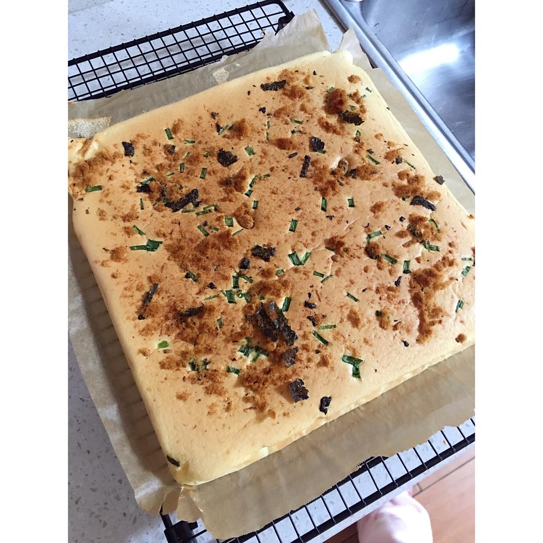 香葱肉松蛋糕卷