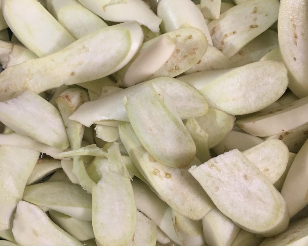 步骤图 清炒白茄子的做法 清炒白茄子的做法步骤 菜谱 下厨房