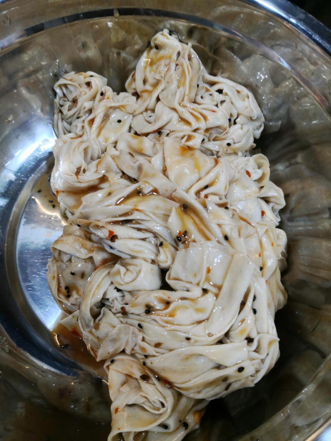 老式拌豆皮（小时候的味道）