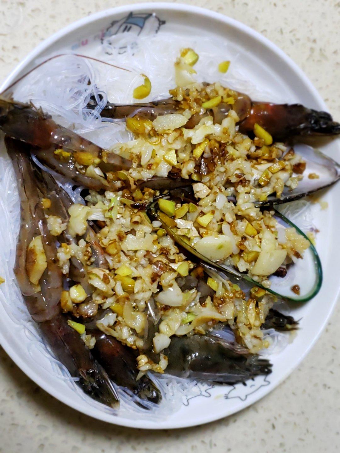 蒜蓉粉丝蒸虾