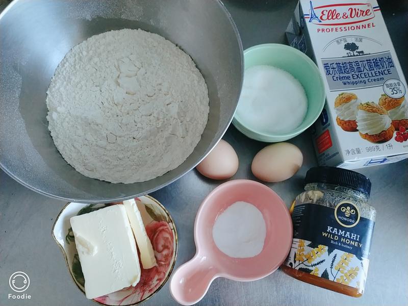 纯奶手撕吐司的做法 步骤1