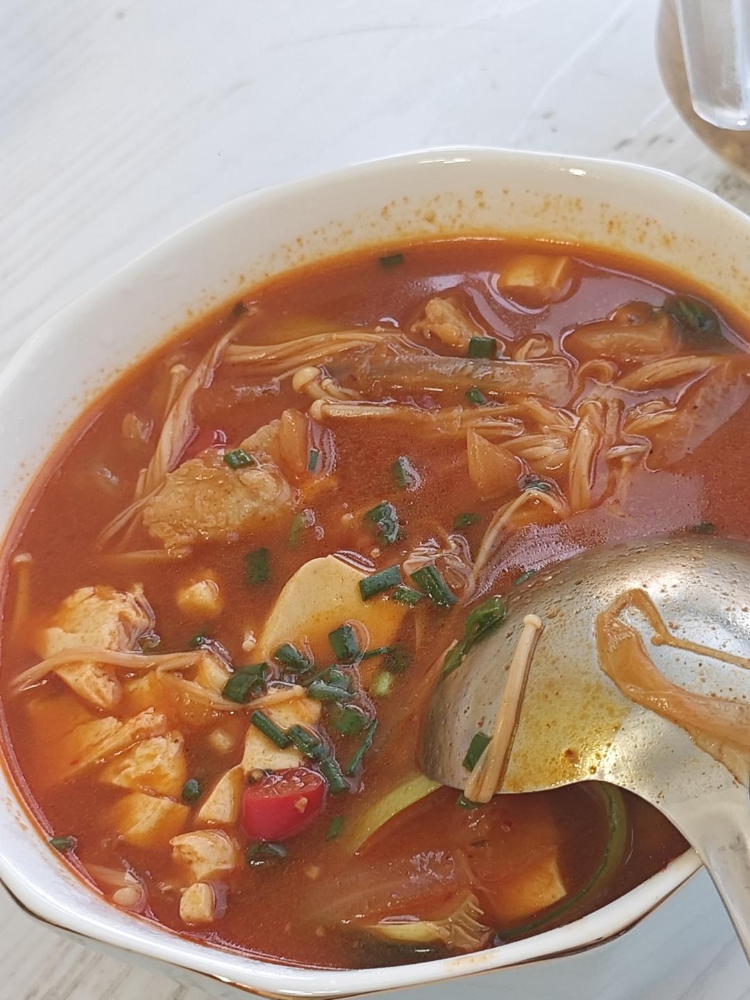 韩式豆腐辣酱汤