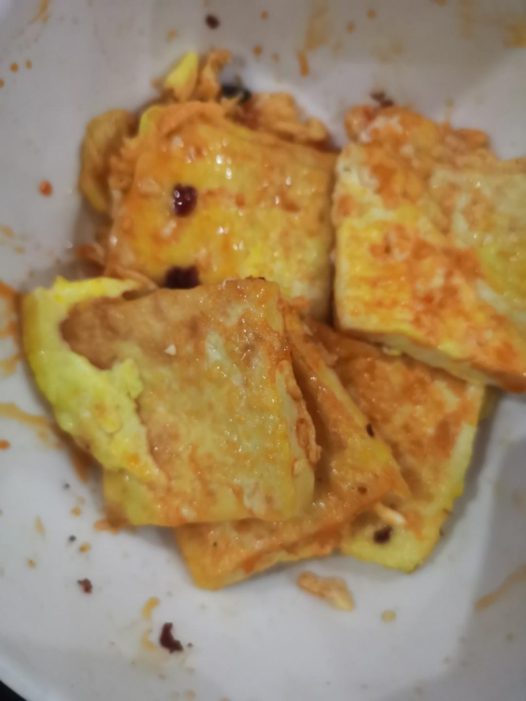 鸡蛋煎豆腐