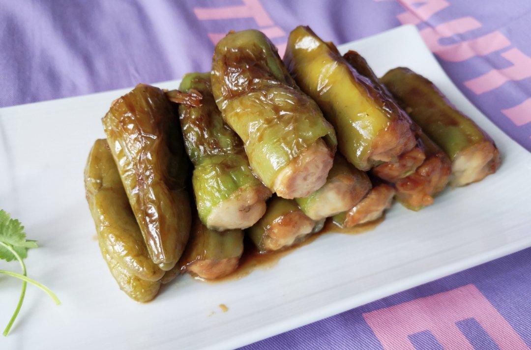 虎皮尖椒酿鸡肉