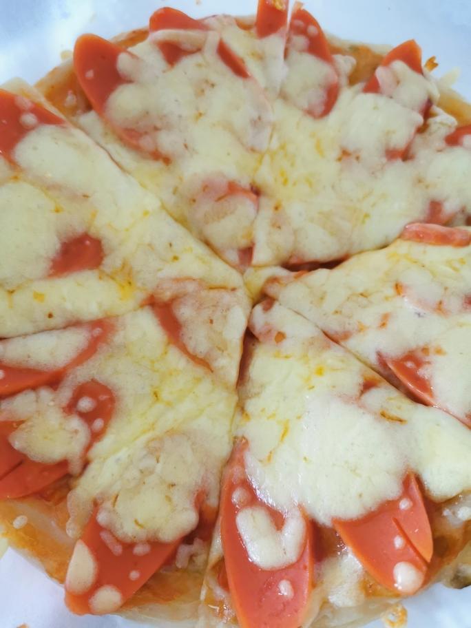 手抓饼披萨（电饼铛或烤箱，不粘锅）