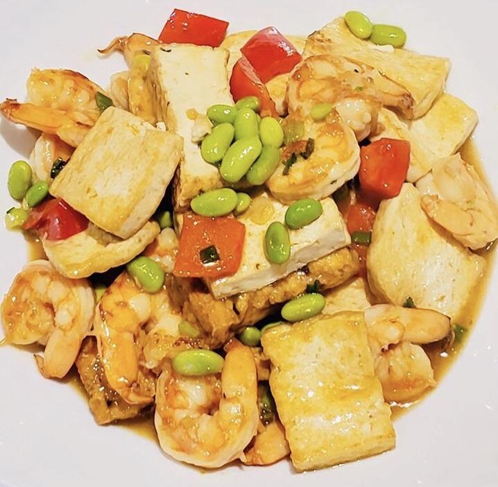 虾仁豆腐
