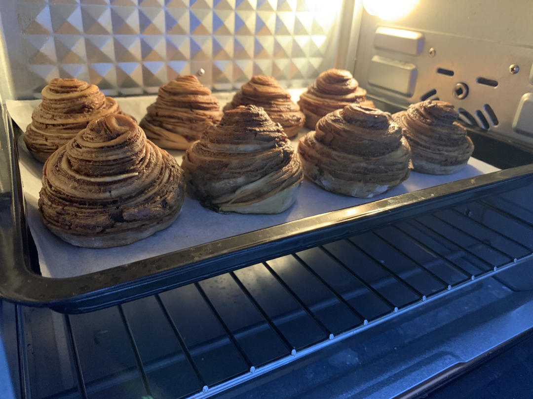酥脆多层#螺丝转～糖火烧（快手简单 红糖麻酱烧饼）