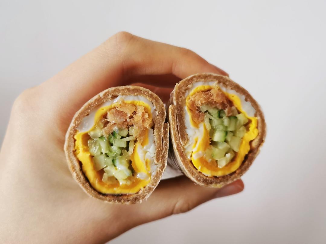 全麦营养卷饼