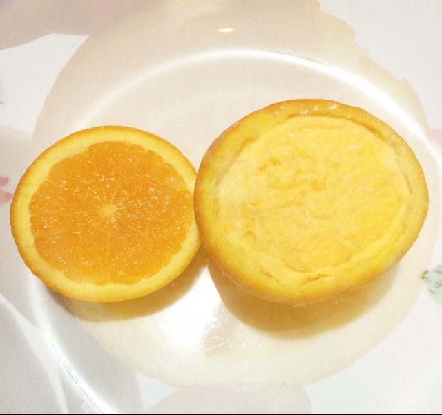 鲜橙蒸蛋