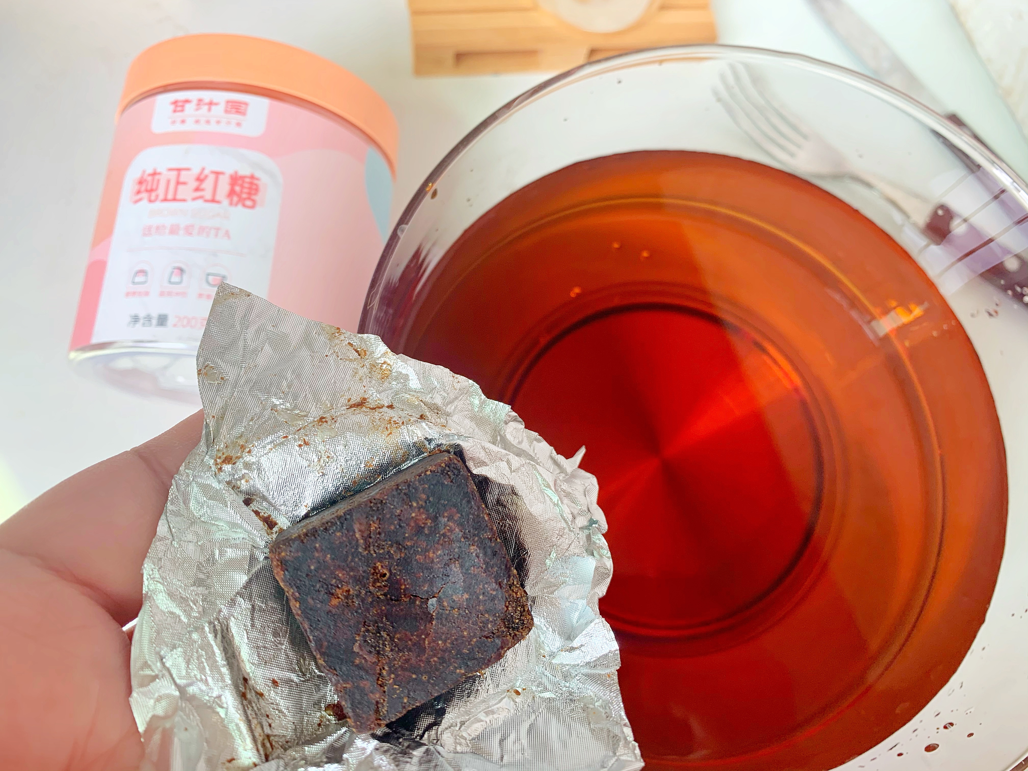 秋日暖暖红糖姜枣奶茶的做法 步骤5