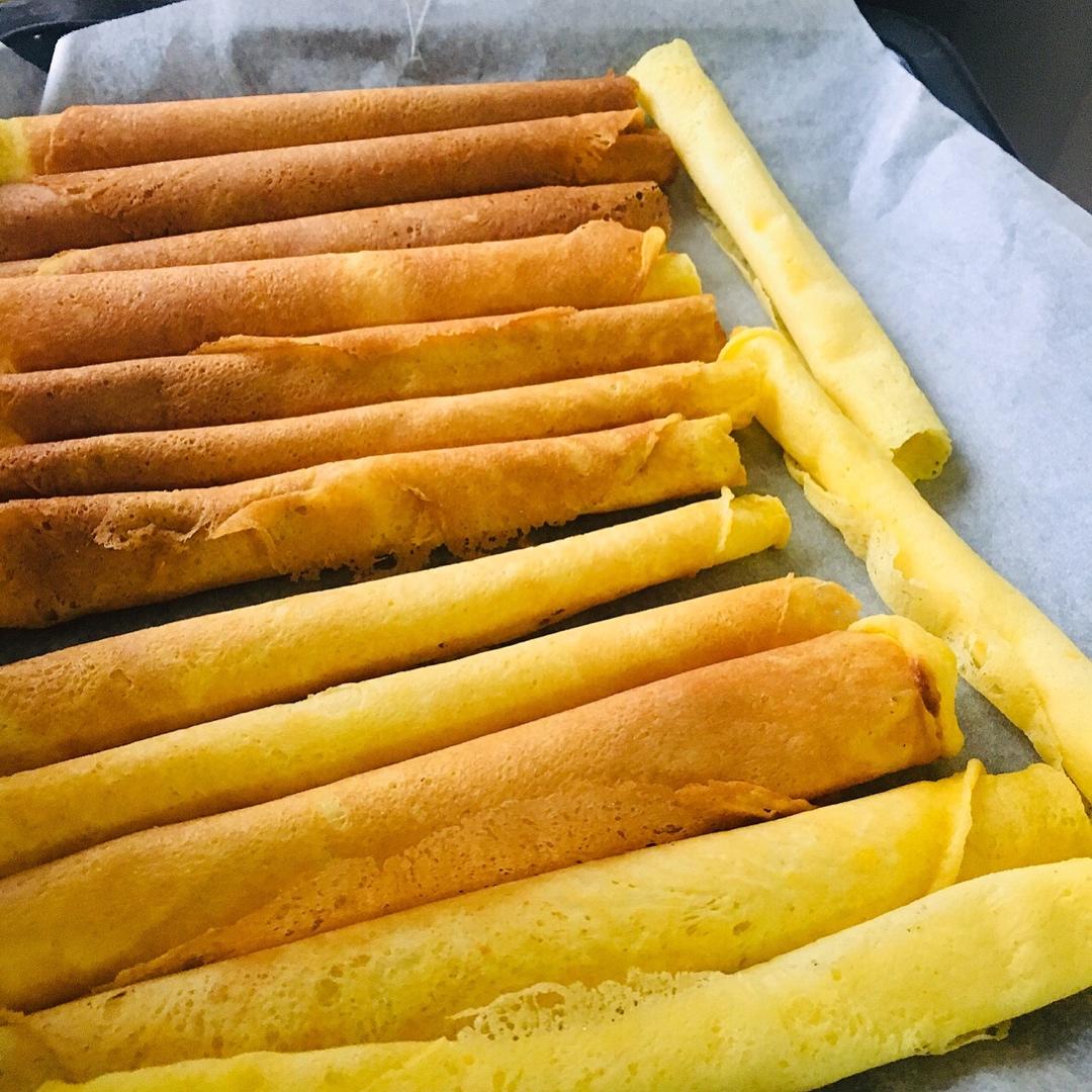 芝麻香酥蛋卷（视频食谱）