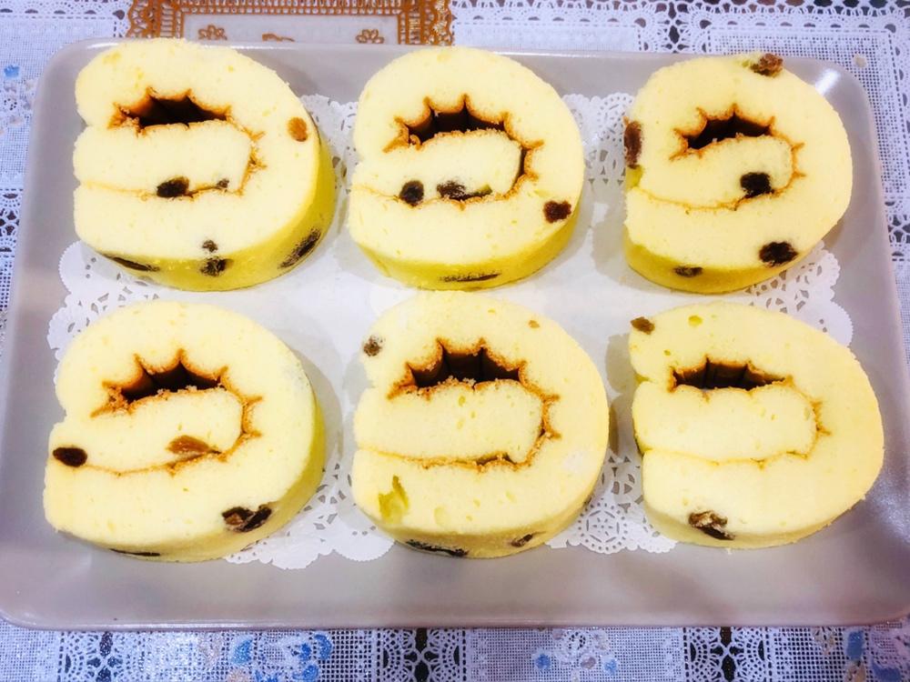 葡萄干蛋糕卷