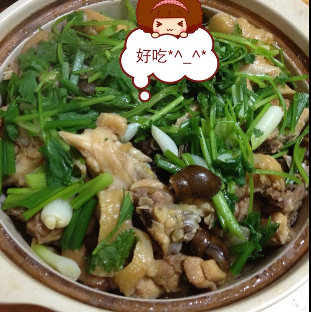 香菇焖鸡