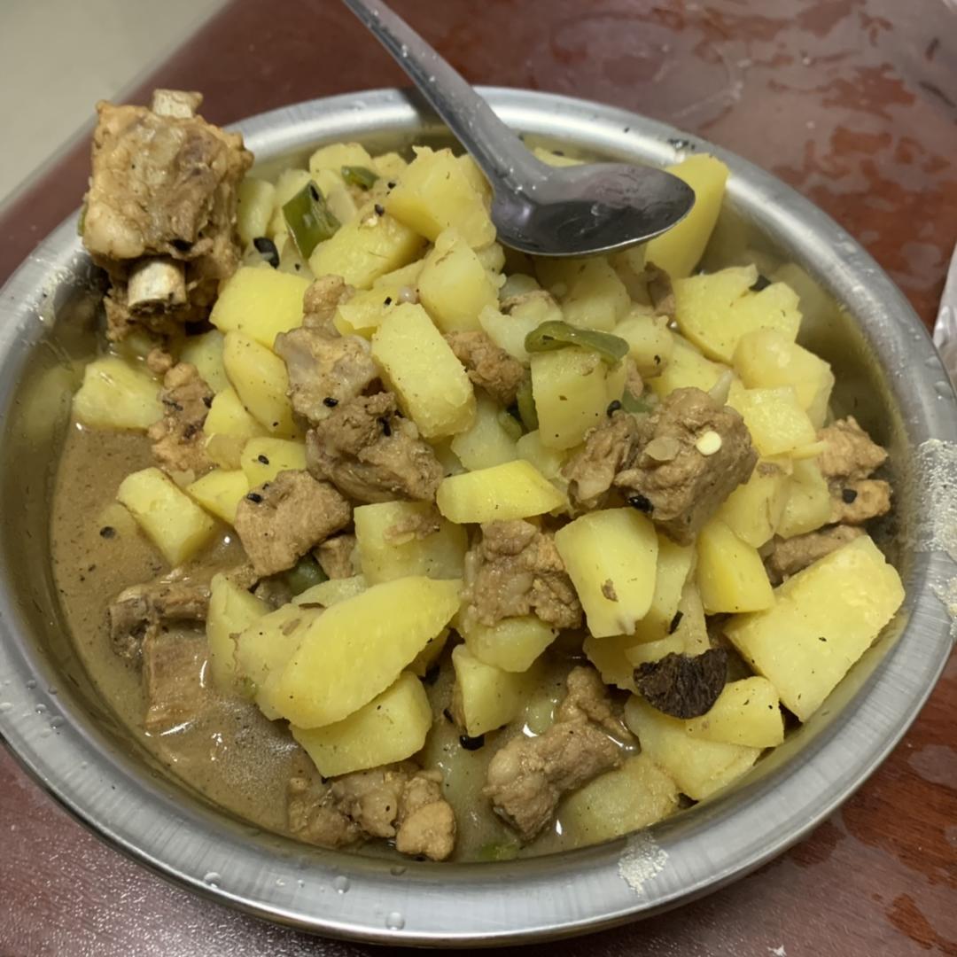 土豆烧排骨（实用贴）