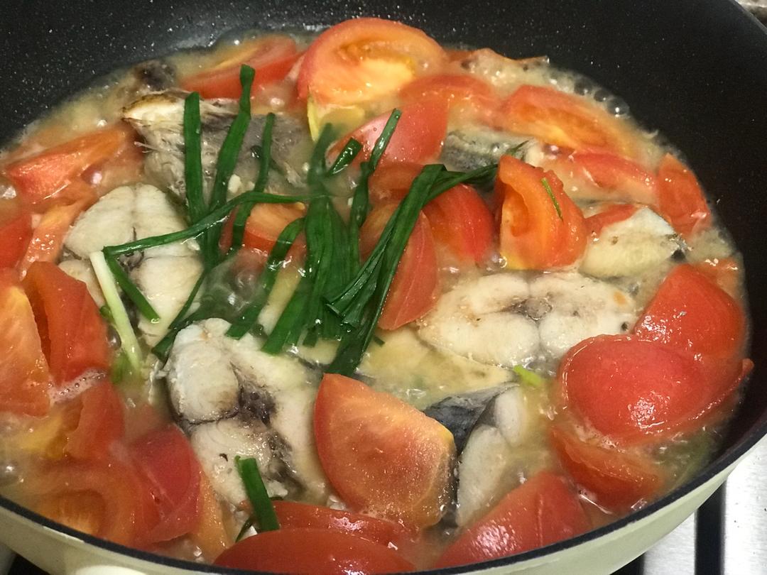 番茄炖鲅鱼（马鲛鱼）